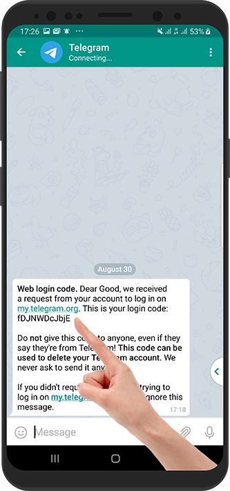 تعداد دفعات حذف اکانت تلگرام